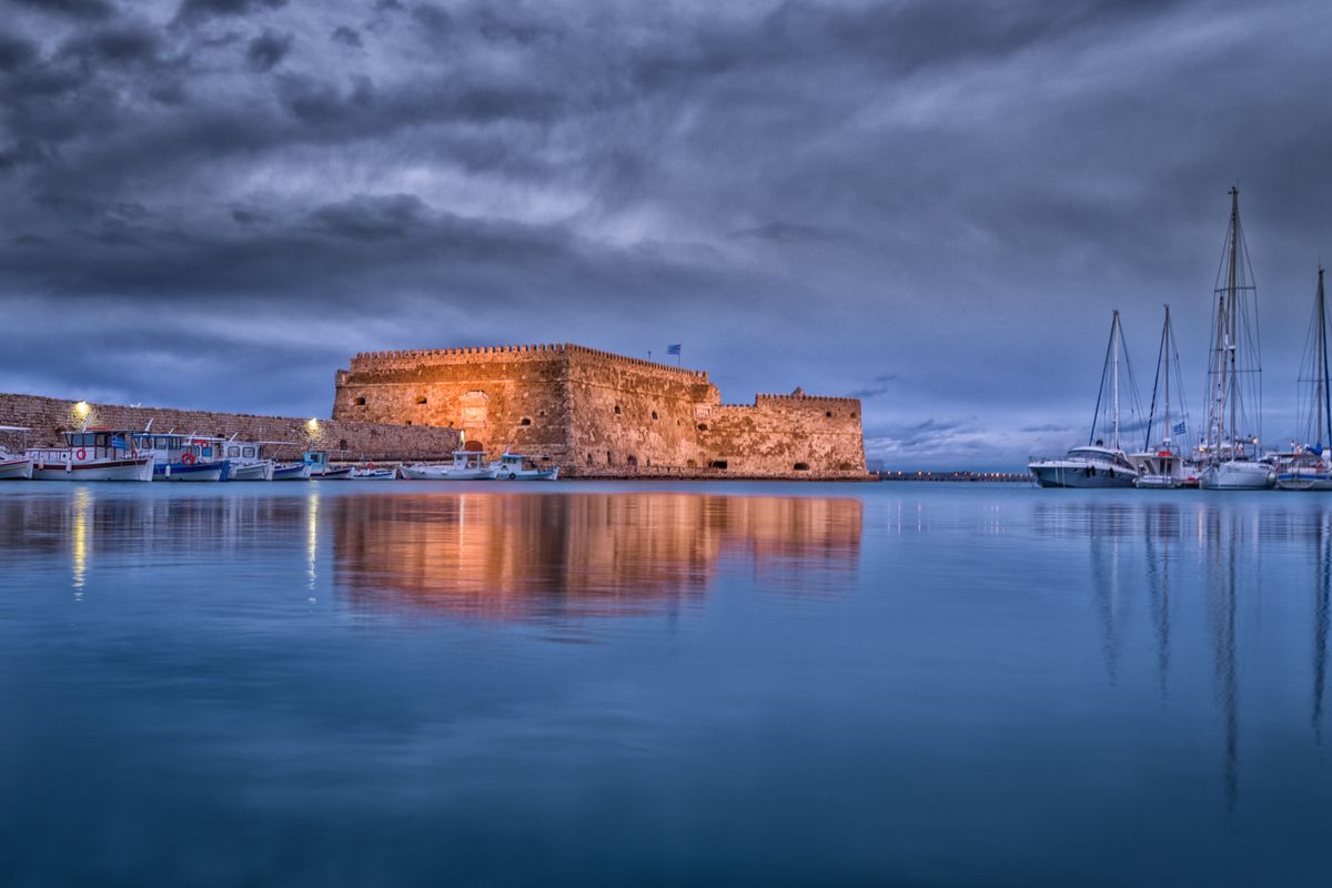 The Venetian Koules fortress at the old harbour of Heraklion